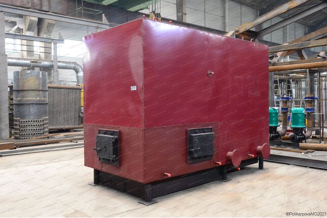 Угольный котел 2.2 МВт водогрейный