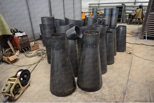 Изготовление промышленных циклонов ЦН 11 600 1УП