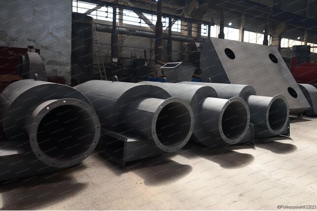 Изготовление промышленных циклонов ЦН 15 800 4СП